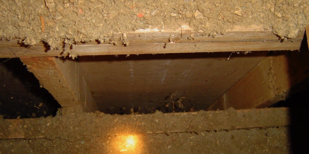 This Short Attic Kneewall Has No Blocking To Keep Attic Air Out Of The Partitiion Wall